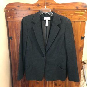 Dark Gray Blazer, Liz Claiborne Collection, Size 10